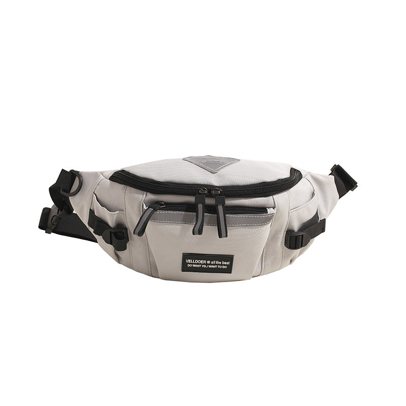 Wholesale Workwear style sports messenger bag large capacity versatile student cycling waist bag